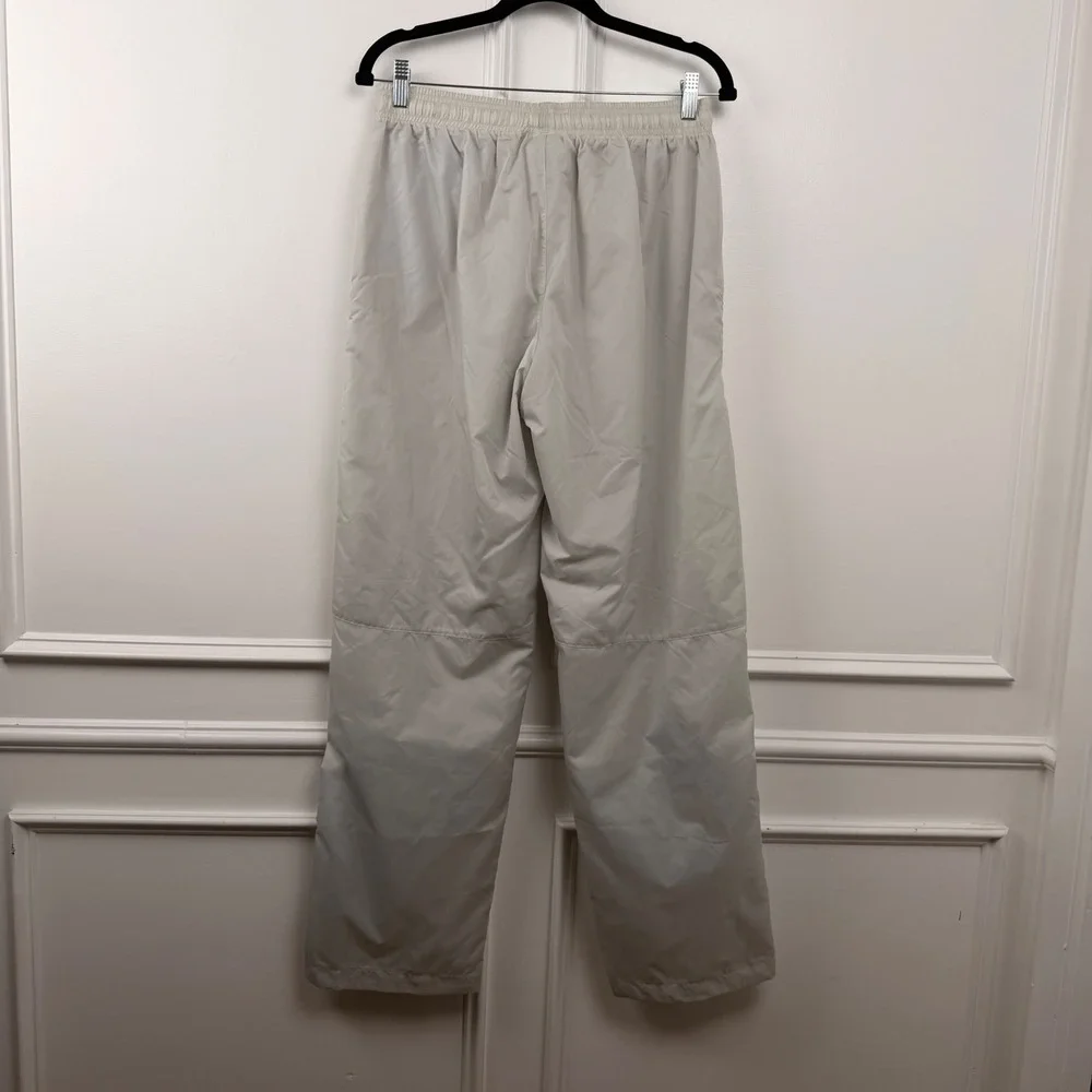 Puma Mens Gray Nylon Track Pants Windbreaker Joggers Size M 00428 Light Stone - Picture 2 of 6